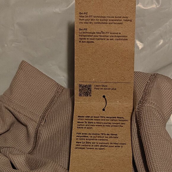 NIKE Trail 1/2 Zip Running Top Large Men's S Gray Dri-Fit FV9994-009 Sweater - Picture 13 of 16